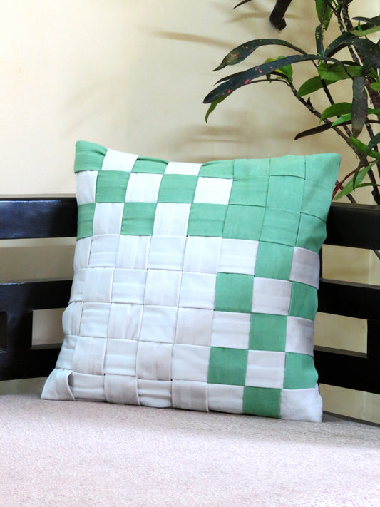 Modern Cushion Cover Inspired by Fabric Weave