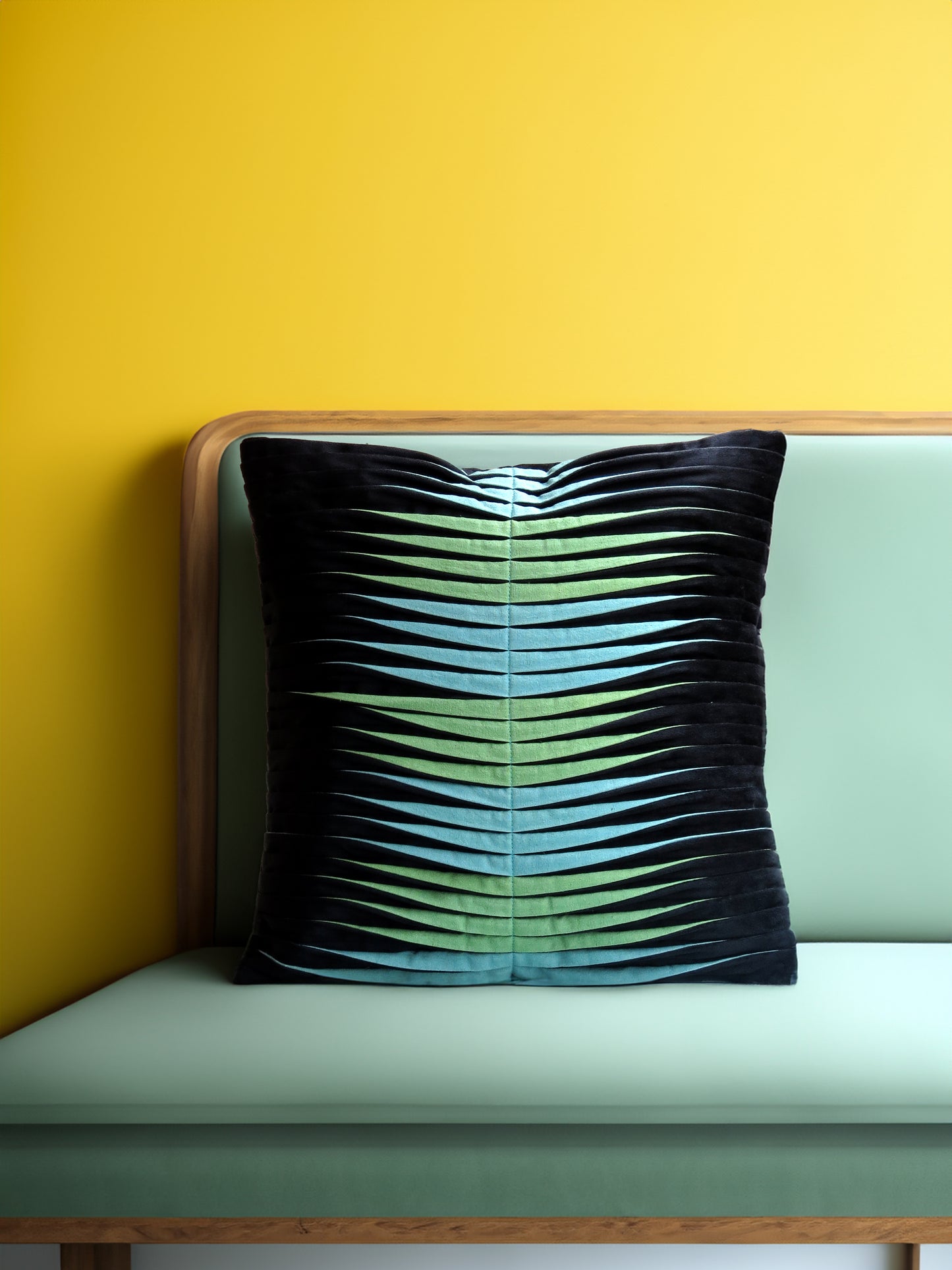 Cushion Cover Collection Crafted With Intricate Fabric Manipulation Techniques 16x16 Inches