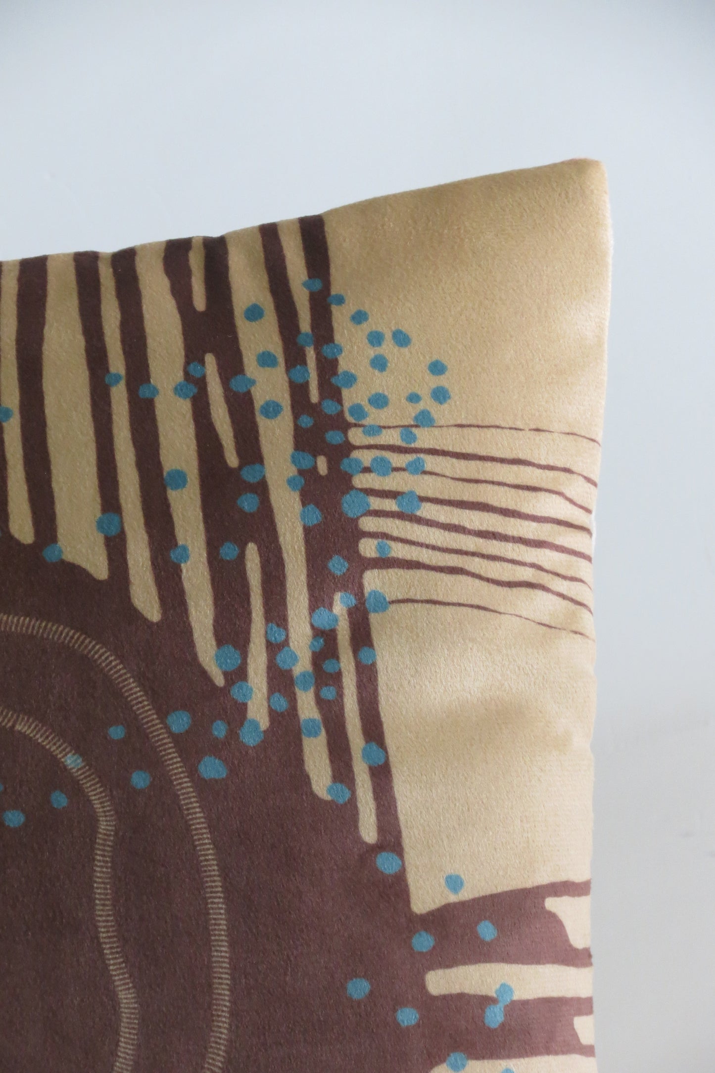 Abstract nature-inspired cushion cover