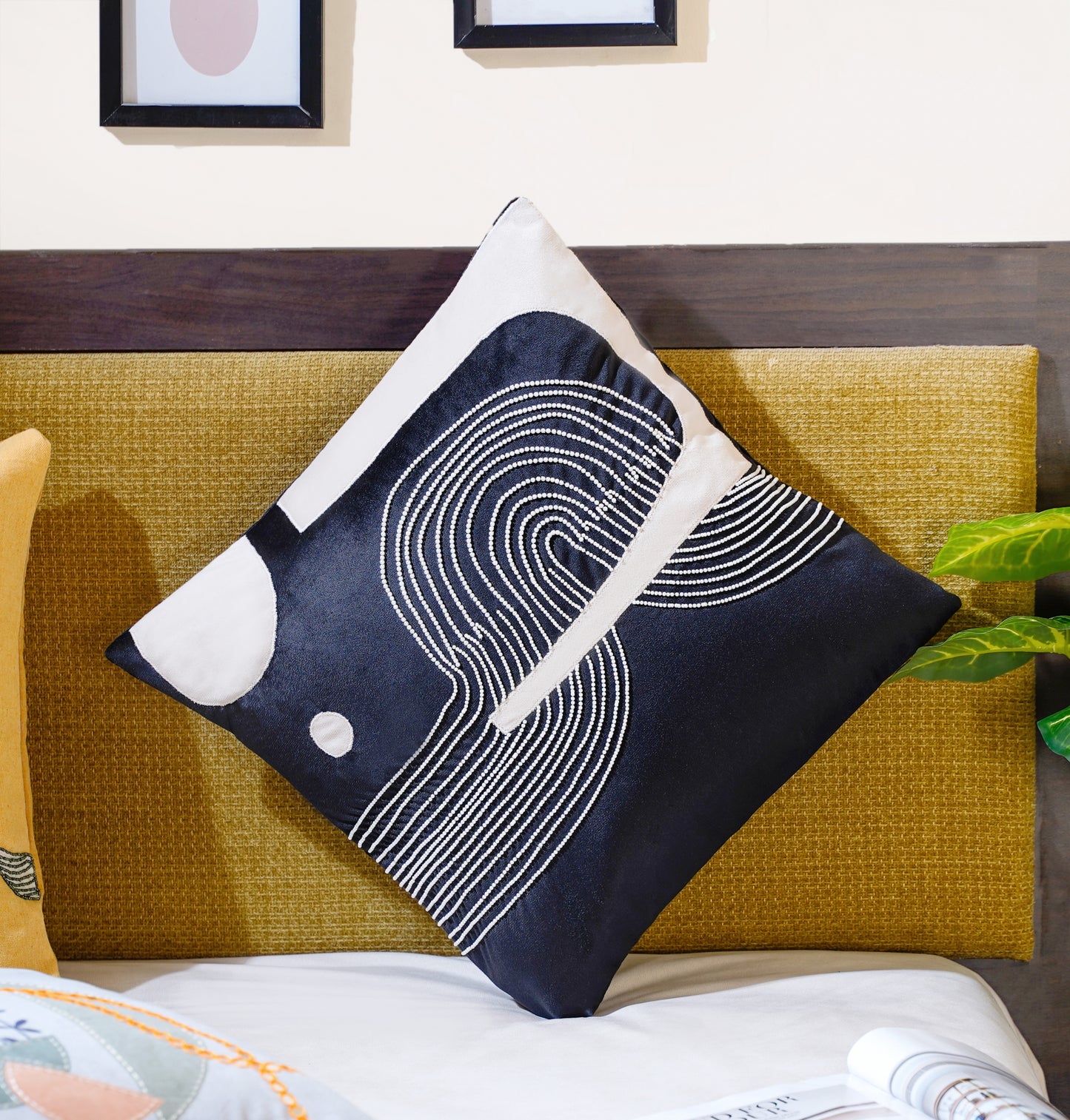 Mesmerizing Mystery Abstract Cushion Cover 16 Inch