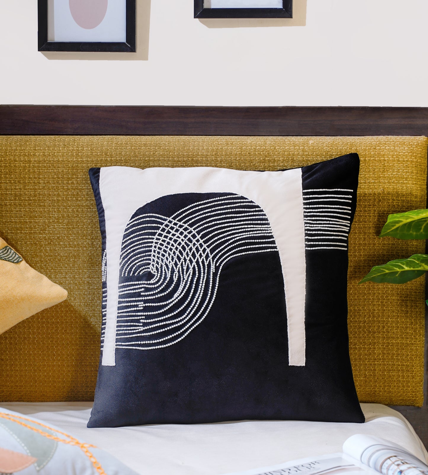 Mesmerizing Mystery Abstract Cushion Cover 16 Inch