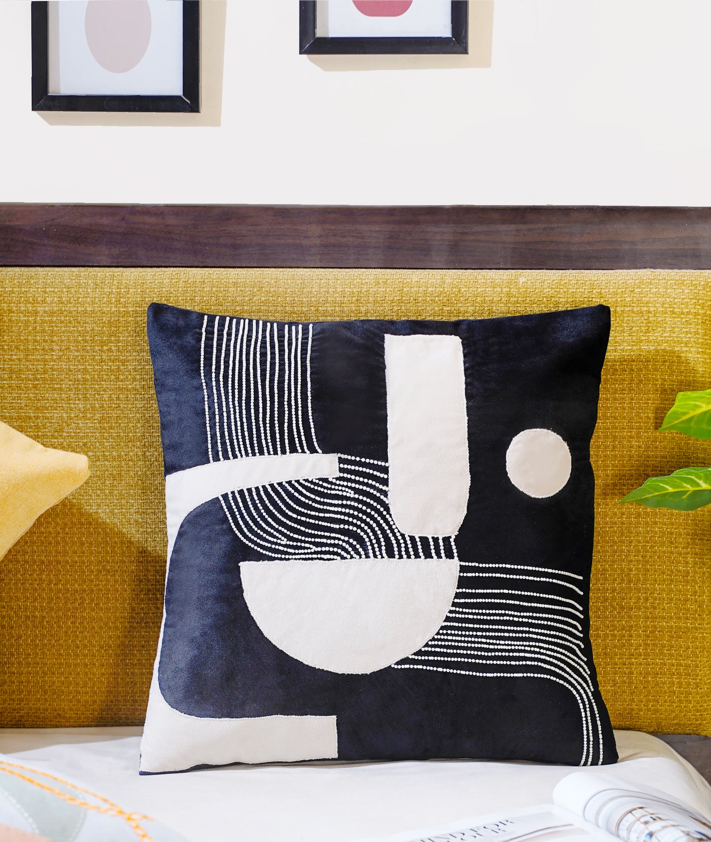 Mesmerizing Mystery Abstract Cushion Cover 16 Inch