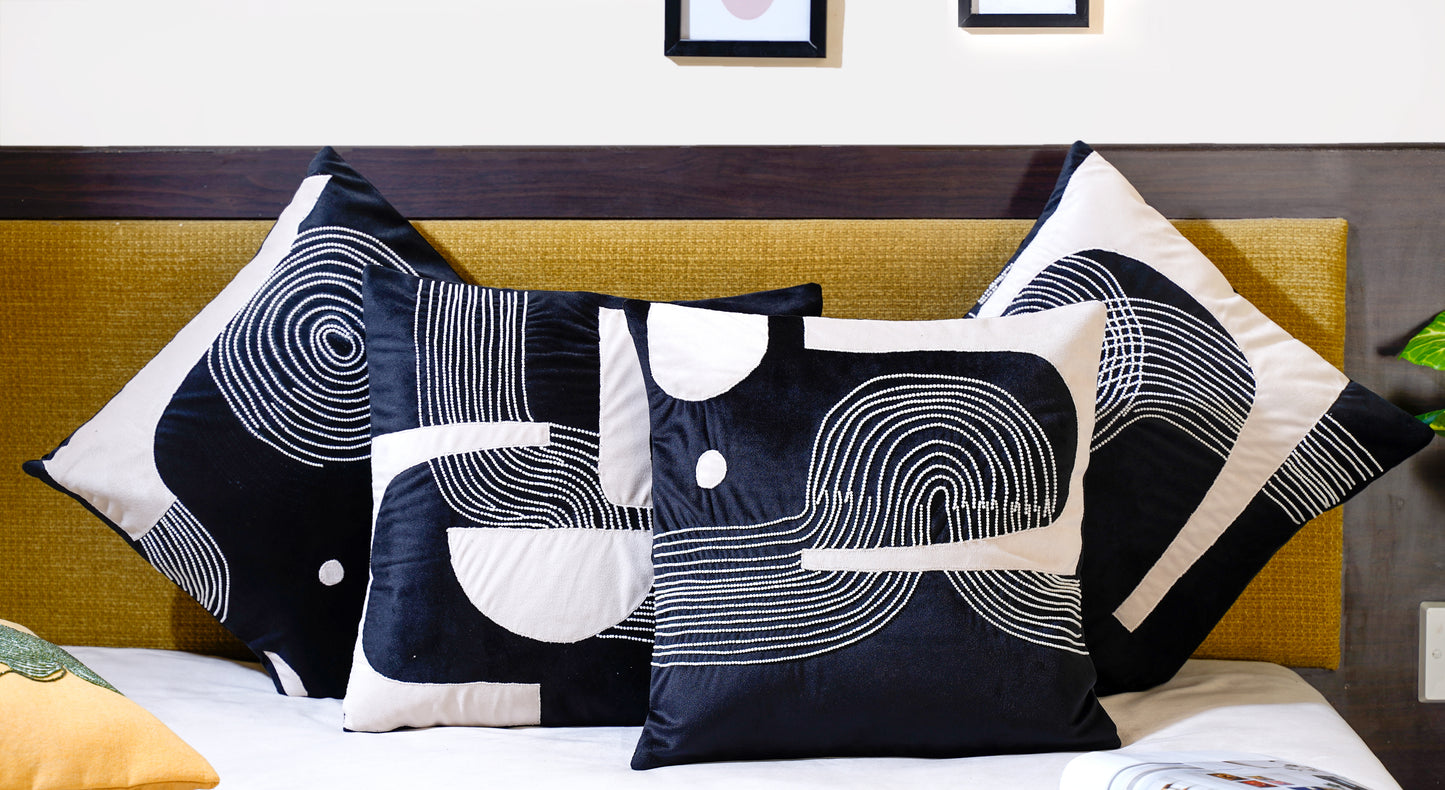 Mesmerizing Mystery Abstract Cushion Cover 16 Inch