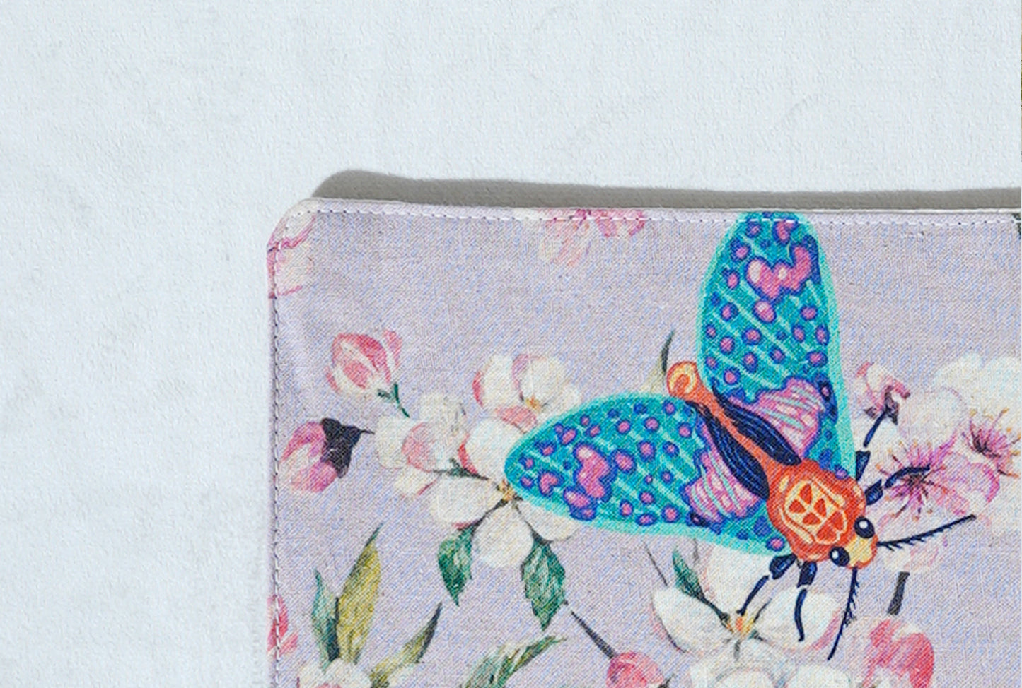 Butterflies & Blossoms cotton Table Mat 12x18 Inch Set of 2